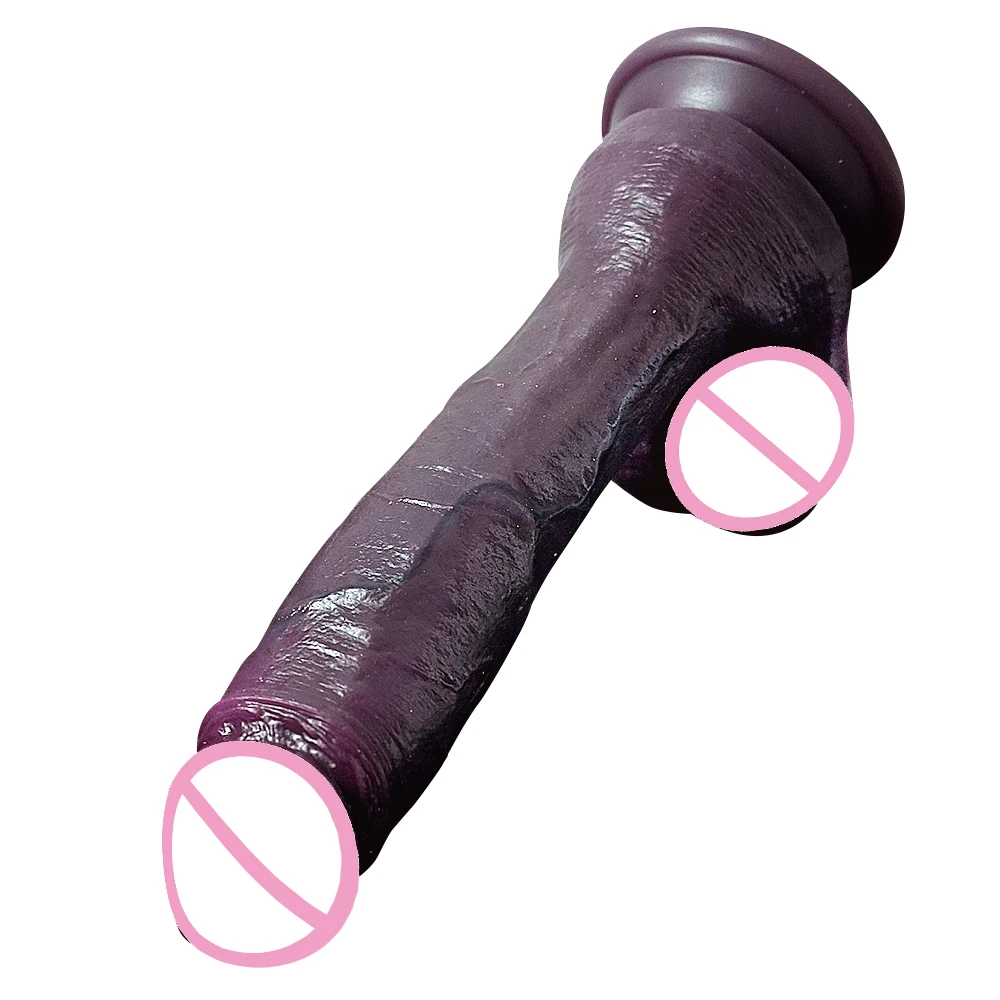 Skin Realistic Dildos Erotic Artificial Penis G-spot Simulation with Super Strong Suction Cup Dick Sex Toys for Woman Men 18