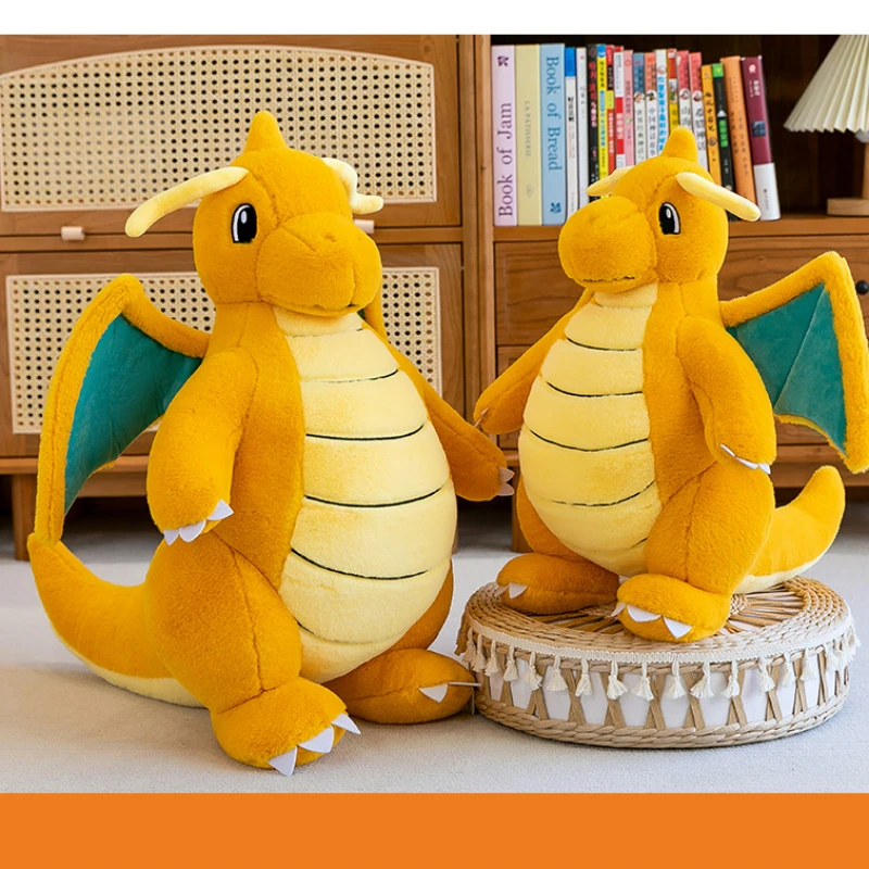 Muñeco de peluche Kuailong Kawaii Charizard, marioneta de bolsillo, regalo de cumpleaños para niños, adorno para el hogar, almohada Pokémon, nuevo