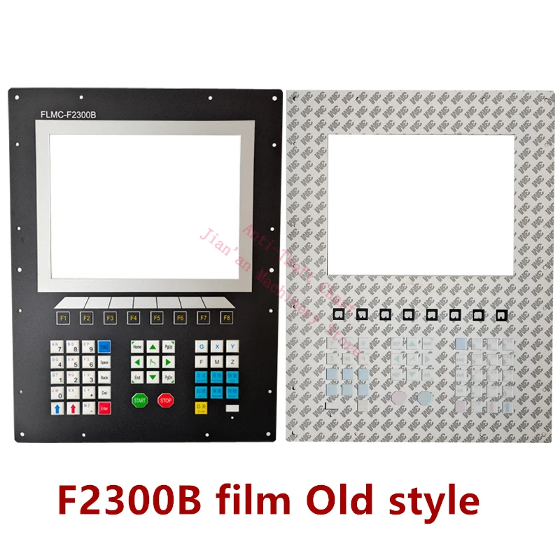 最新の英語版ボタンフィルムf2100bf2300b SF-2100C,CNCコントローラーディスプレイ制御システム