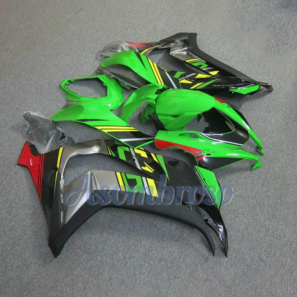 NeW ABS Motorcycle Fairings Kit fit for Ninja ZX-10R 2016 2017 2018 2019 2020 ZX10R zx 10r Bodywork full fairing set green black