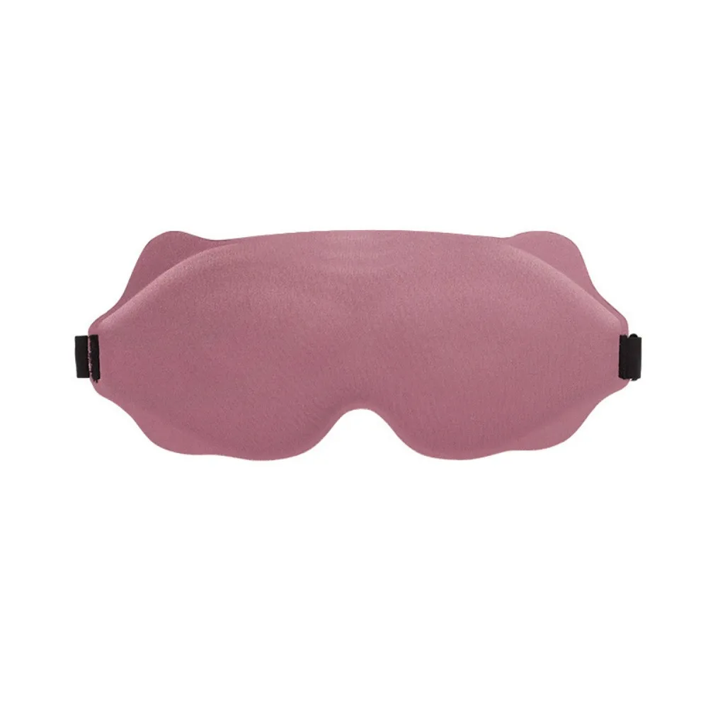 Soft Padded 3D Eye Mask No Pressure Breathable Sleeping Eye Mask Adjustable Deep Contoured Blackout Sleep Eye Mask Night Use