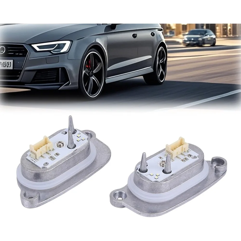 

8V0998473 8V0998474 Светодиодные модули DRL для 2017-2020 AUDI A3 Ксеноновые фары Дневные ходовые огни Супер яркий белый источник света