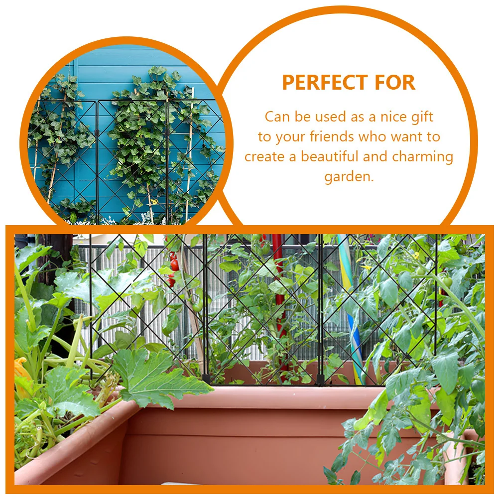 

2Pcs Sturdy Plant Support Trellis Easy Operate for Indoor Outdoor Gardening Plant Vine Bracket Garden Trellis Garden Supplies