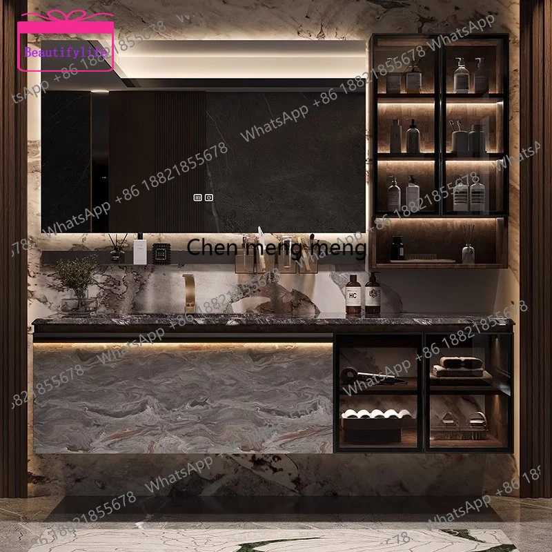 YL  Toilet Perfume Bathroom Cabinet Corner Sink Mirror Organizer Bathroom Cabinet Paper Skincare Display Gabinete Trendy Furni