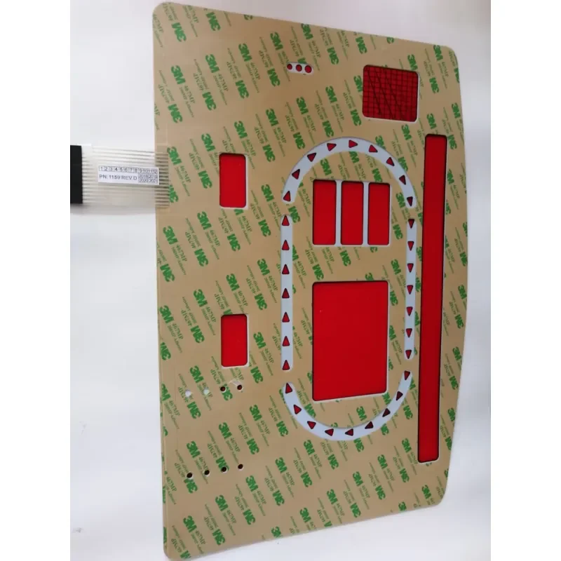 for 7532 7632 7600 Treadmill Keypad Control Panel Membrane Switch