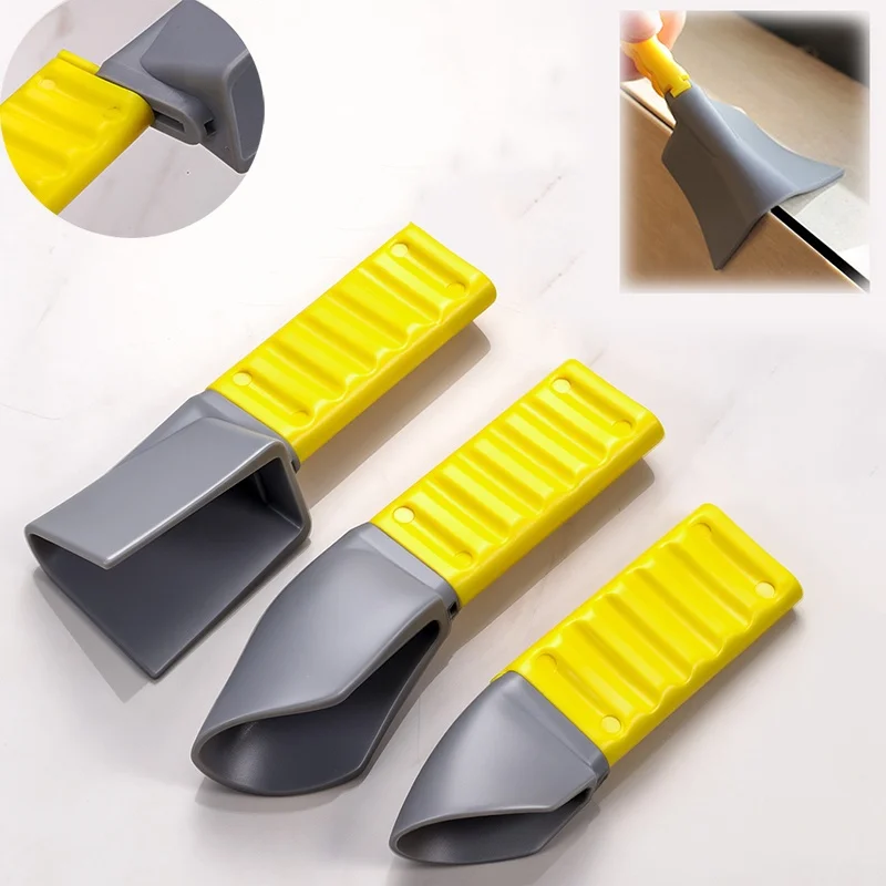 

Multi-function Tile Grout Scraper 3-in-1 Detachable Inner and Outer Corner Seam Finishing Scraper TPU Material Durable Scraper