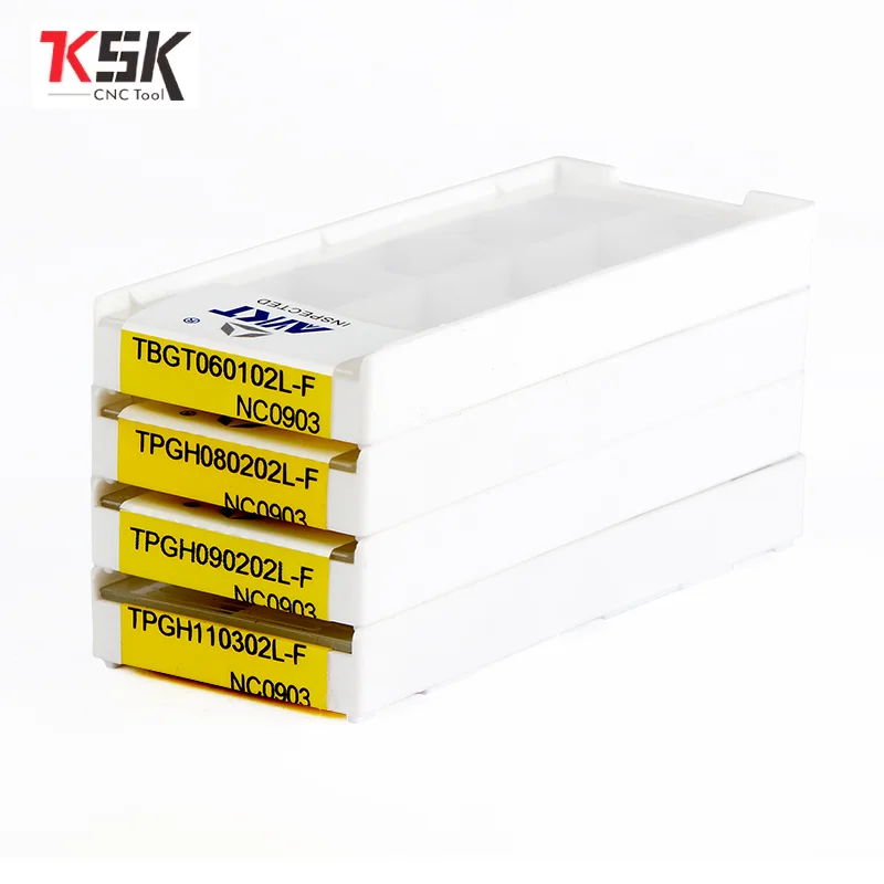 10 peças tbgt060102l tpgh080204l tpgh090202l tpgh110302l cerâmica e inserção de carboneto de aço inoxidável ferramentas de corte chato