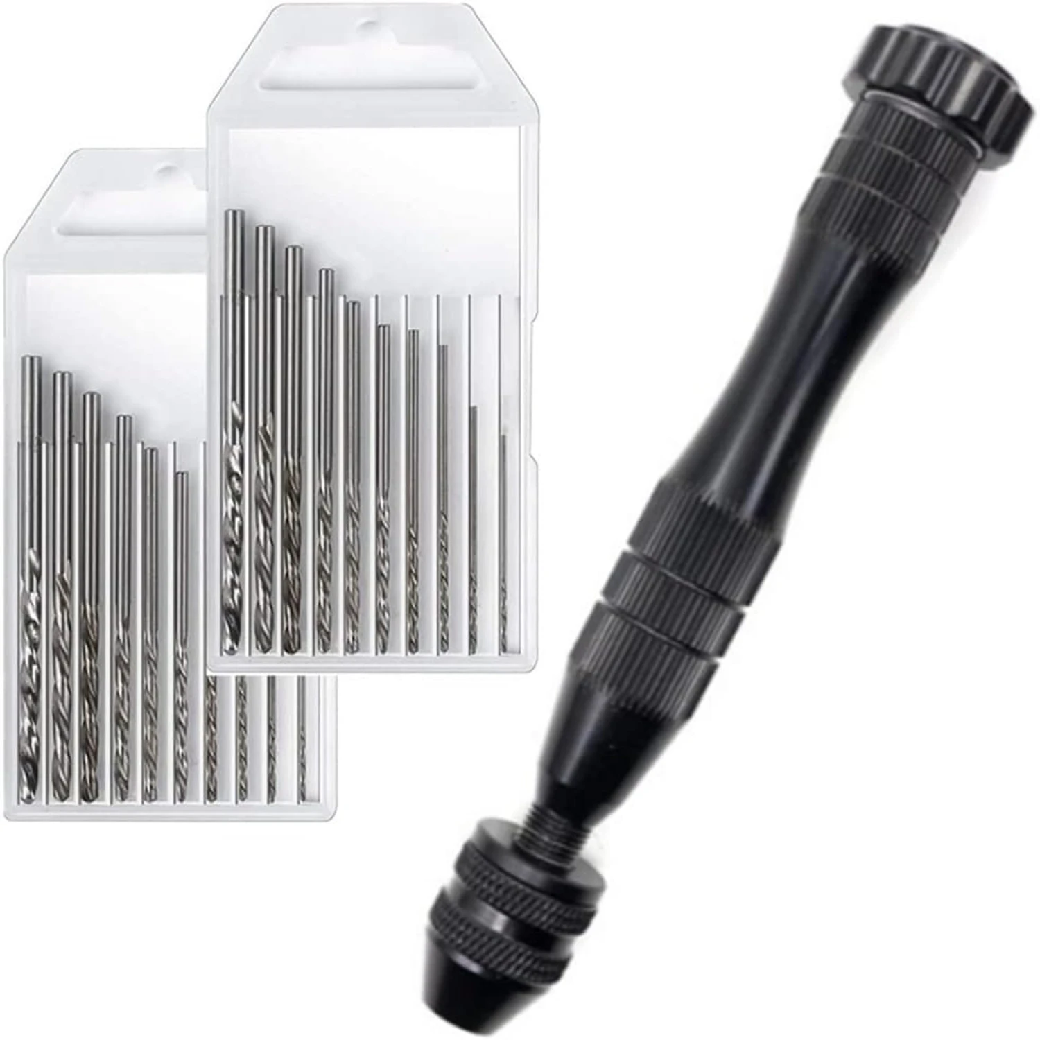 

Ideal Precision Steel Pin Vise Hand Drill Set for Jewelry Making, Model Assembly, Woodworking & DIY Projects with 20 Sharpened D