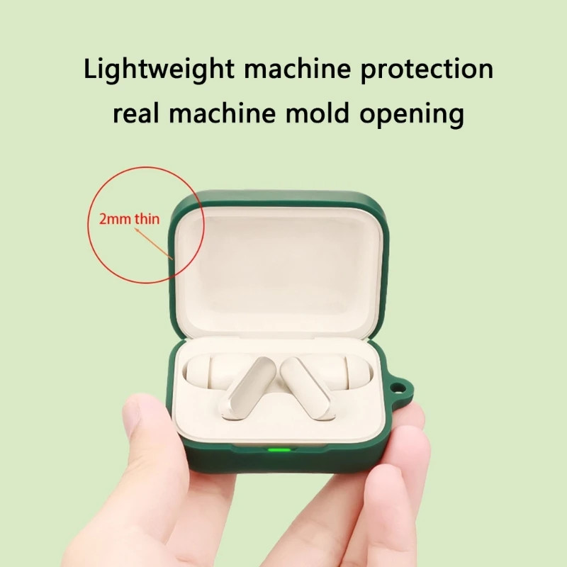 Headphone Skin Silicone Housing Case Dustproof Water Resistant Protective Cover Damage Prevention Sleeve For Realme Buds Air 7