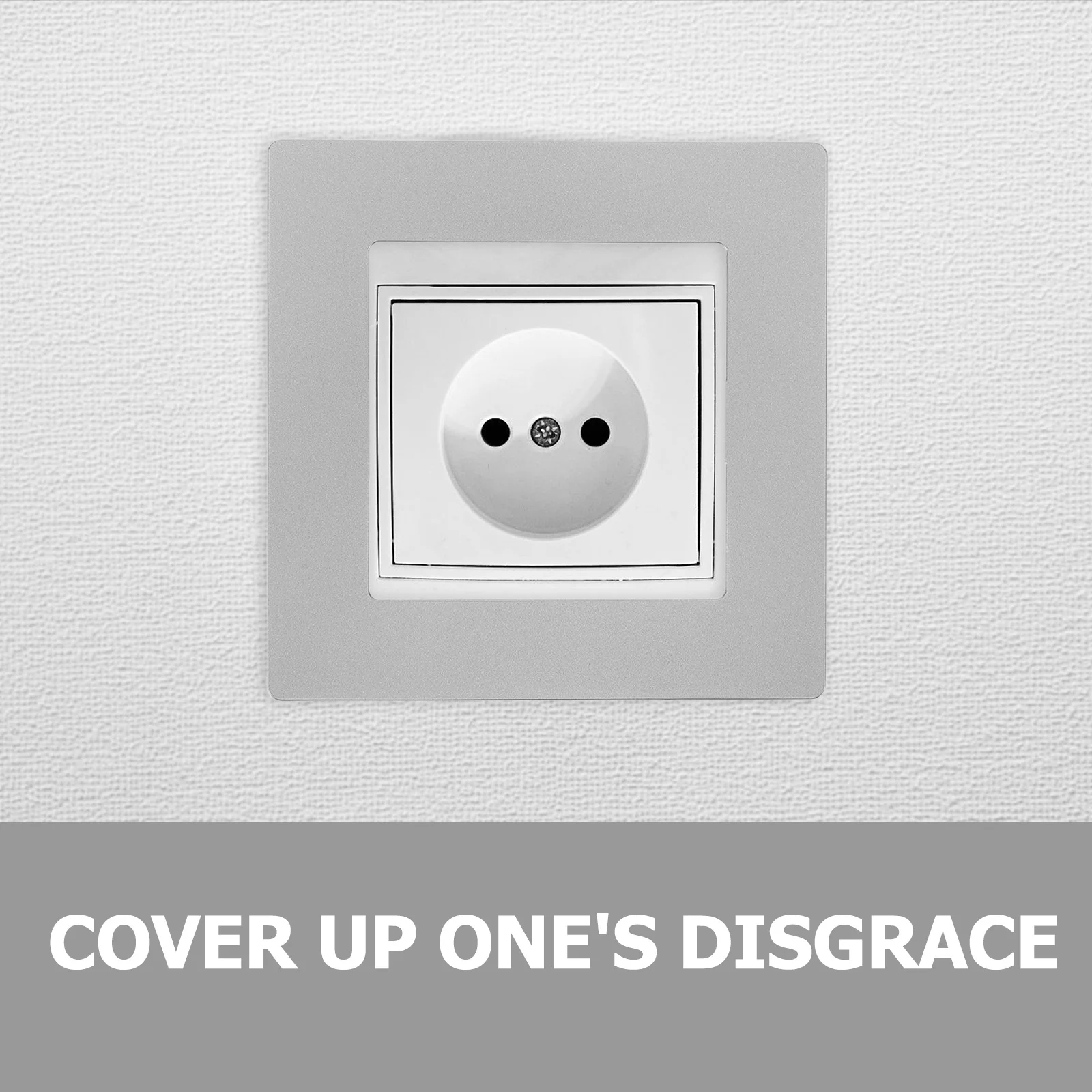 

Decorative Plate Switch Socket Spacer Scratch Resistant Pc Panel For Home Office Wall Repair Hole Cover Electrical