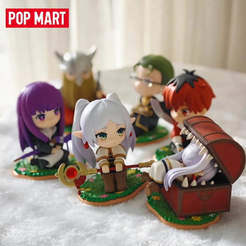 

Genuine POP MART×GONG FRIEREN Series Blind Box Cute Figurine Slow Life Ornaments Merchandise Gifts