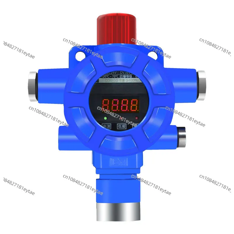 Combustible gas detection alarm controller for concentration leakage alarm in painting room of catering gas station