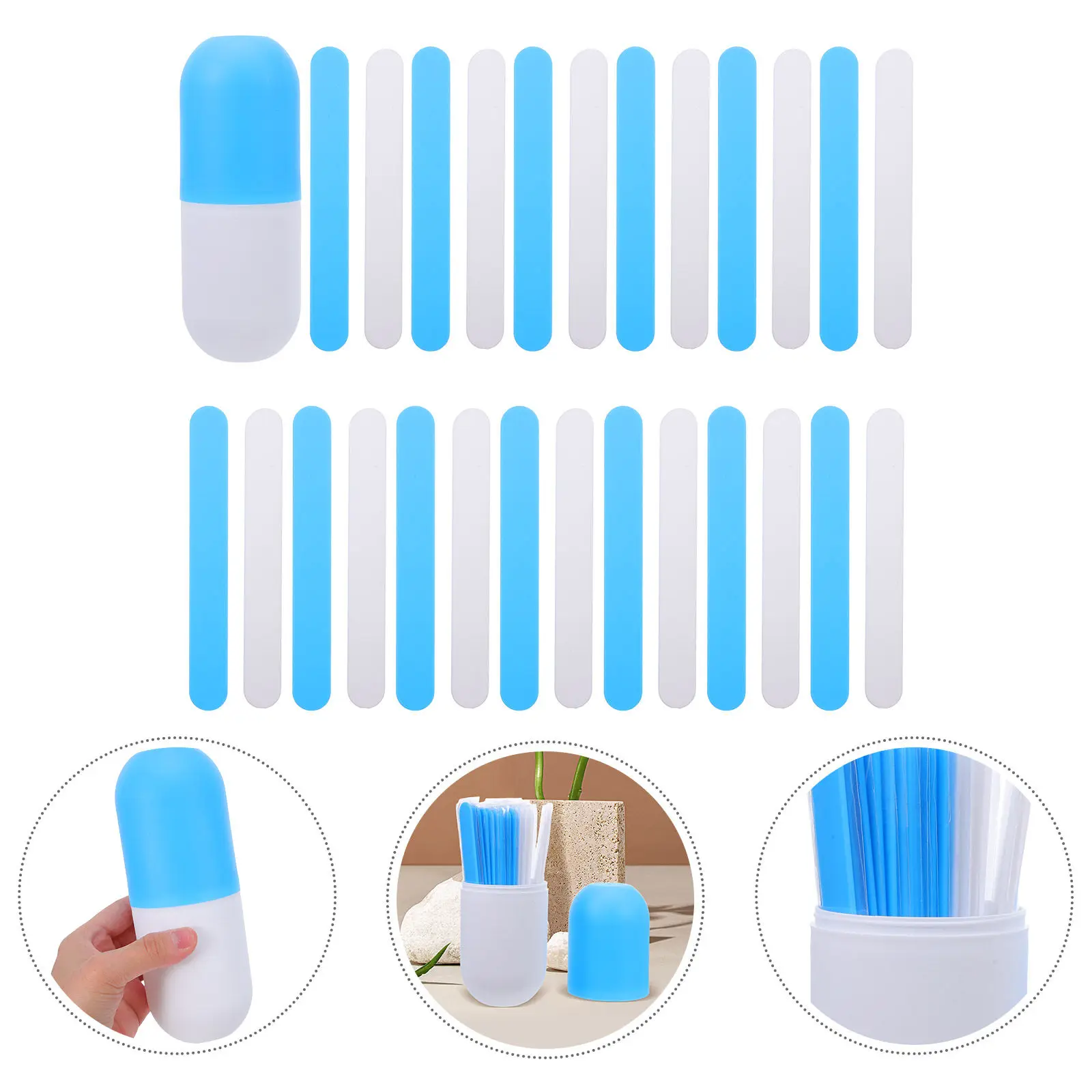 

Набор из 26 пластиковых шпателей с закругленными краями для осмотра полости рта, инструменты для педиатрических медсестер, гигиеничные принадлежности