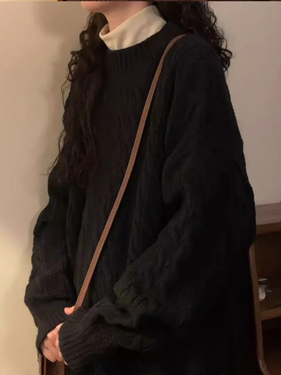 

Sage Green Cable Knit Sweater Oversized Vintage Pullover Cozy Cabin Core Aesthetic Braided Detail Loungewear Pneuma Fashion