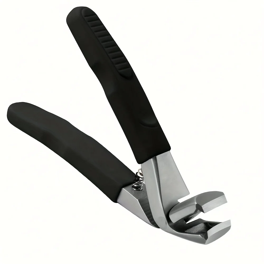 [งานหนัก] กรรไกรตัดเล็บเท้าสแตนเลสทรงเหลี่ยม 3 ชิ้นพร้อมตัวจับกรรไกรตัดเล็บขนาดใหญ่แบบไม่ยุ่งเหยิง