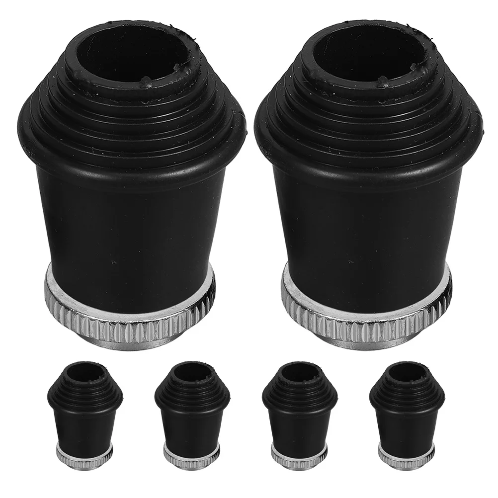 

6 pcs Threaded Rubber Foot Pads For Bass Drum Durable Shock Absorption Anti-Slip Floor Protection Drum Set Replacement Parts