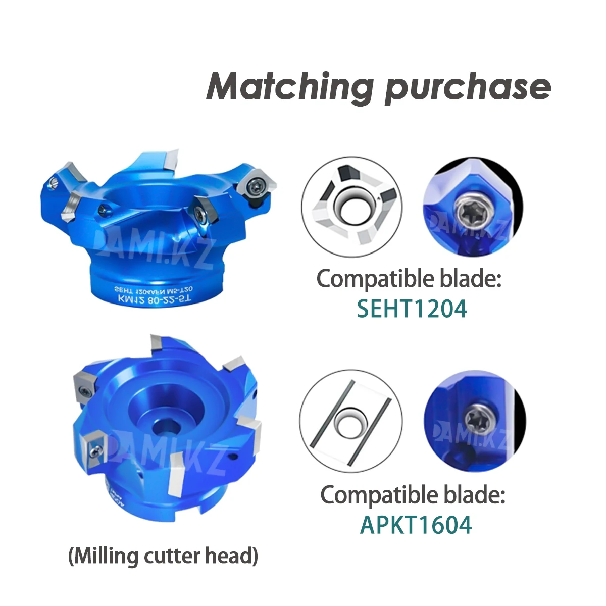 APGT1135 APKT1604 SEHT1204 CNC Milling Insert APKT1604 R0.4-MA High Gloss Aluminum Blade Used For Aluminum And Copper Processing
