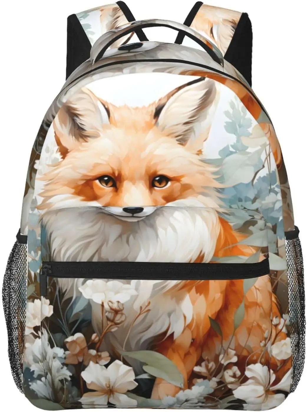 

Funny Cartoon Foxs Lightweight Laptop Backpack Lightweight Multipurpose Travel Casual Daypack Unisex College Backapcks for Men W