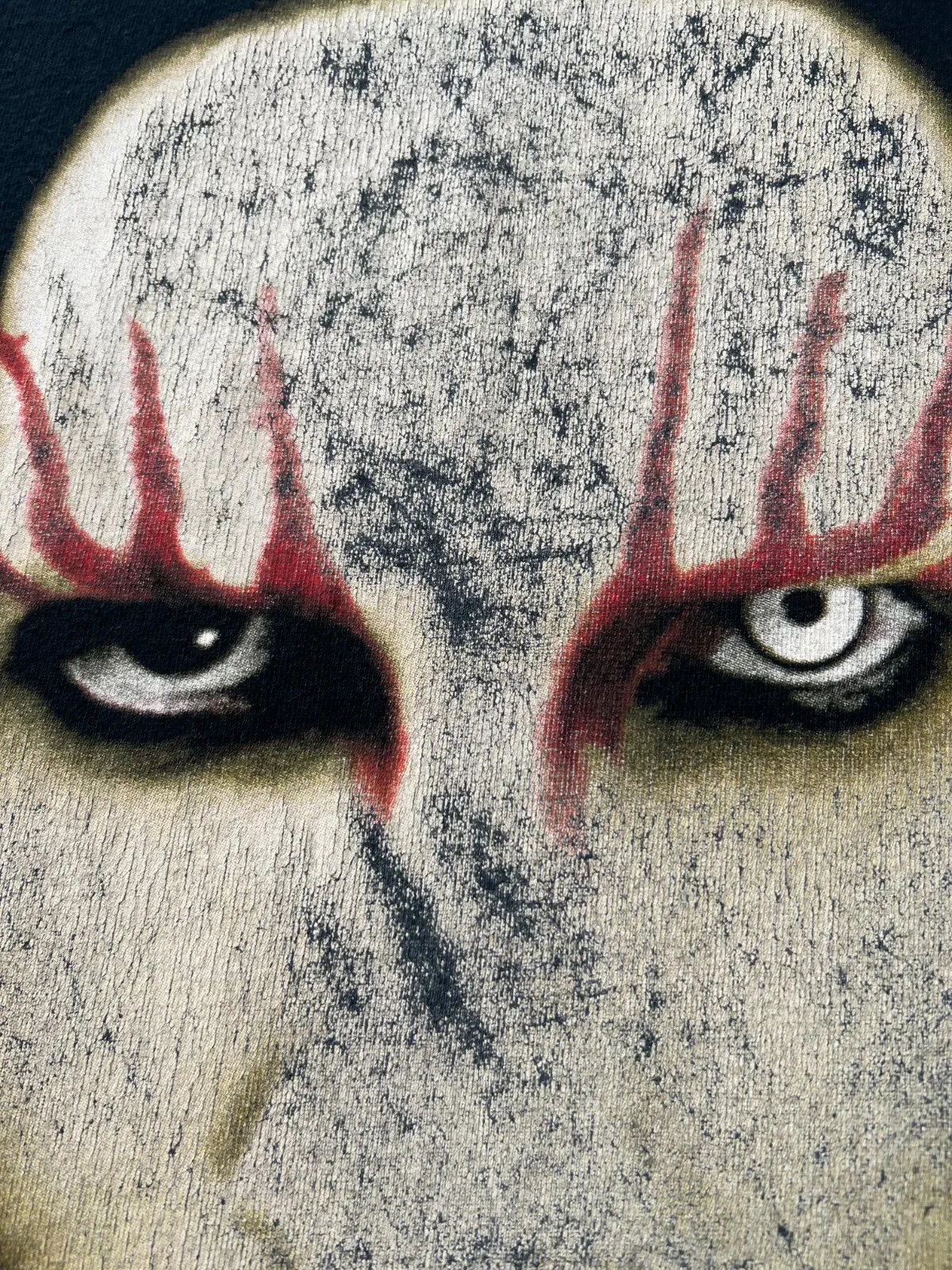 خمر 2010 مارلين مانسون وجه أسود تي شيرت Sz S