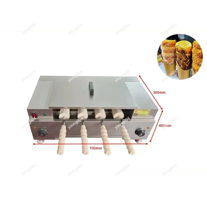 Chimney Bread Oven Set, Baking Mold with Sticks for Roll Bread Ice Cream Making