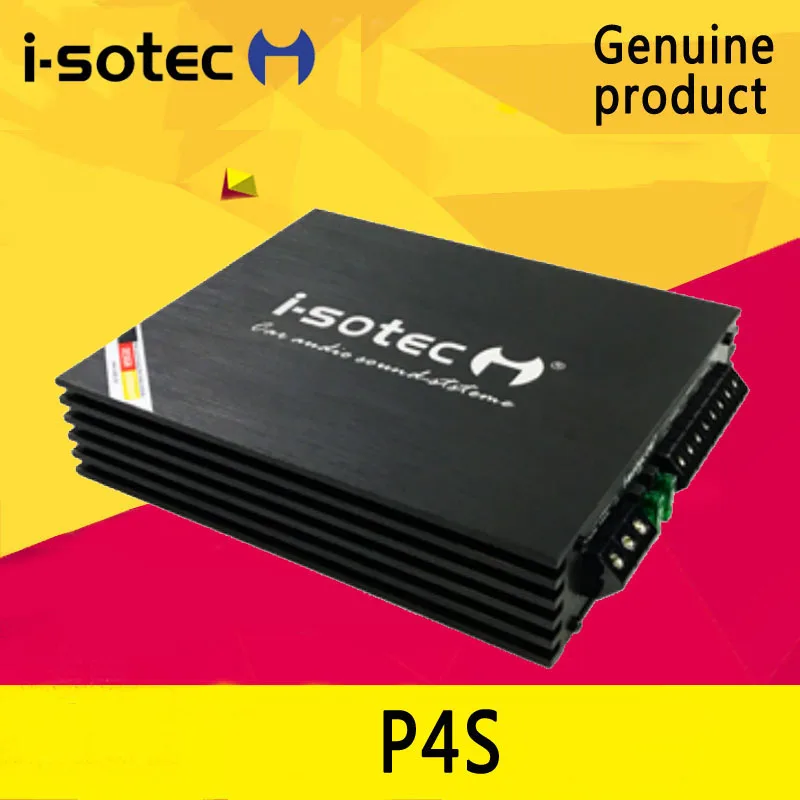 German i-sotec car audio retrofit P4S four-way power amplifier