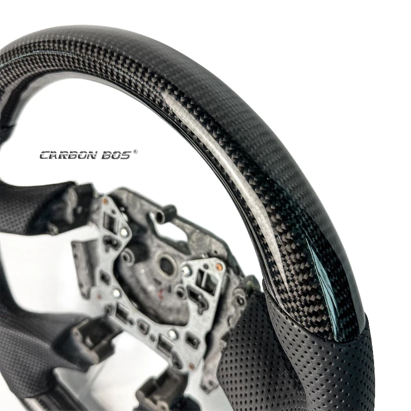 Car Accessories for Ford Steering Wheel Black Carbon Fiber for Ford Xr6 Fg Mk2 Ford Falcon Perforated Leather Customized - Image 5