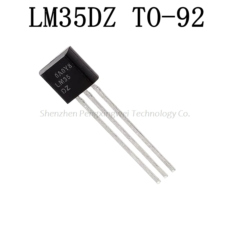 10PCS LM35DZ/NOPB LM35DZ TO92 LM35 TO-92 LM35D 4V~30V Precision Centigrade Temperature Sensors