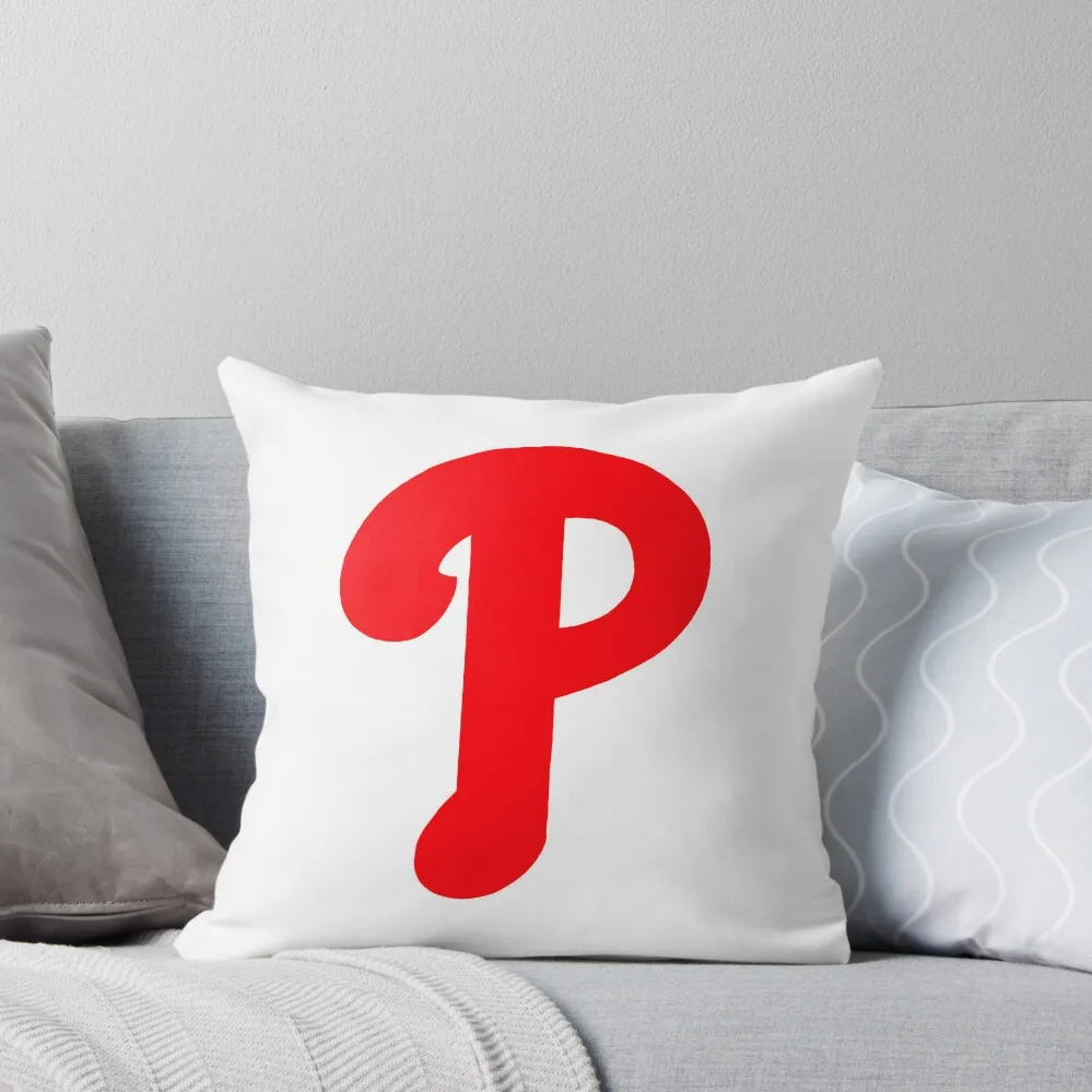 

Phillies Logo Throw Pillow Christmas Pillow Cases Sofa Pillow Cover