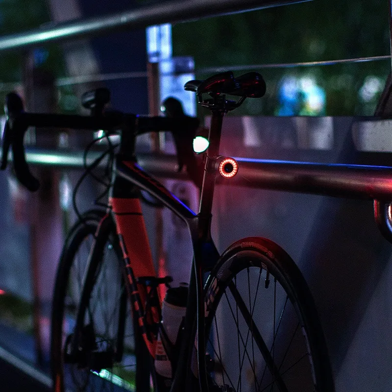 Bicycle tail light Q3 intelligent induction brake light mountain road bike night riding warning light