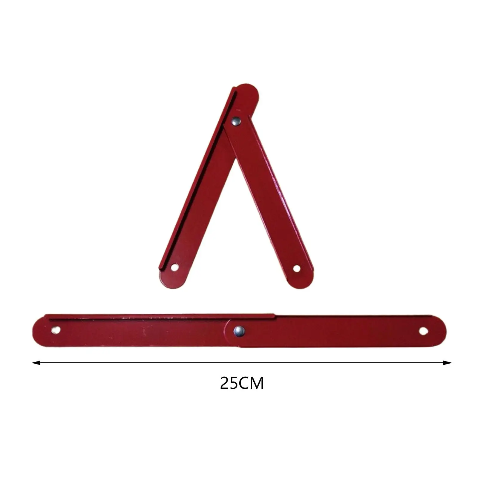 2x Replacement Ladder Rod Attachment Metal Bracket with Screw Replacement Kits Stepladders Tie Rod Ladder Accessories