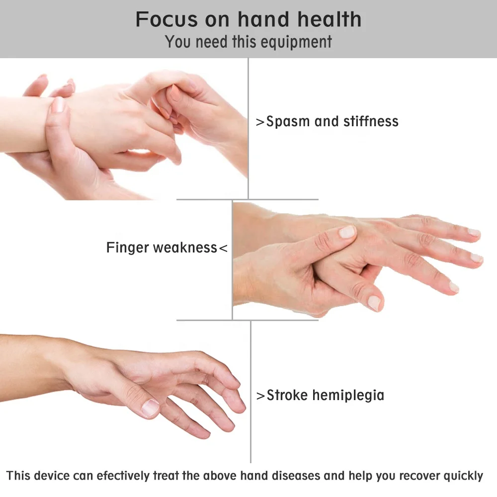 Physical Therapy Hand Exercise Stroke Patients Exercise Machine Hand Rehabilitation Robot Full Hand Massage Therapy Equipment
