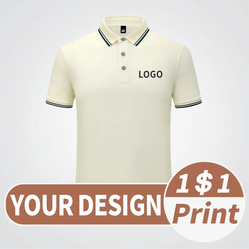 2024 New Polo Business Leisure Men\'s and Women\'s Polo Pattern Printing Embroidery Company Group Polo Customization