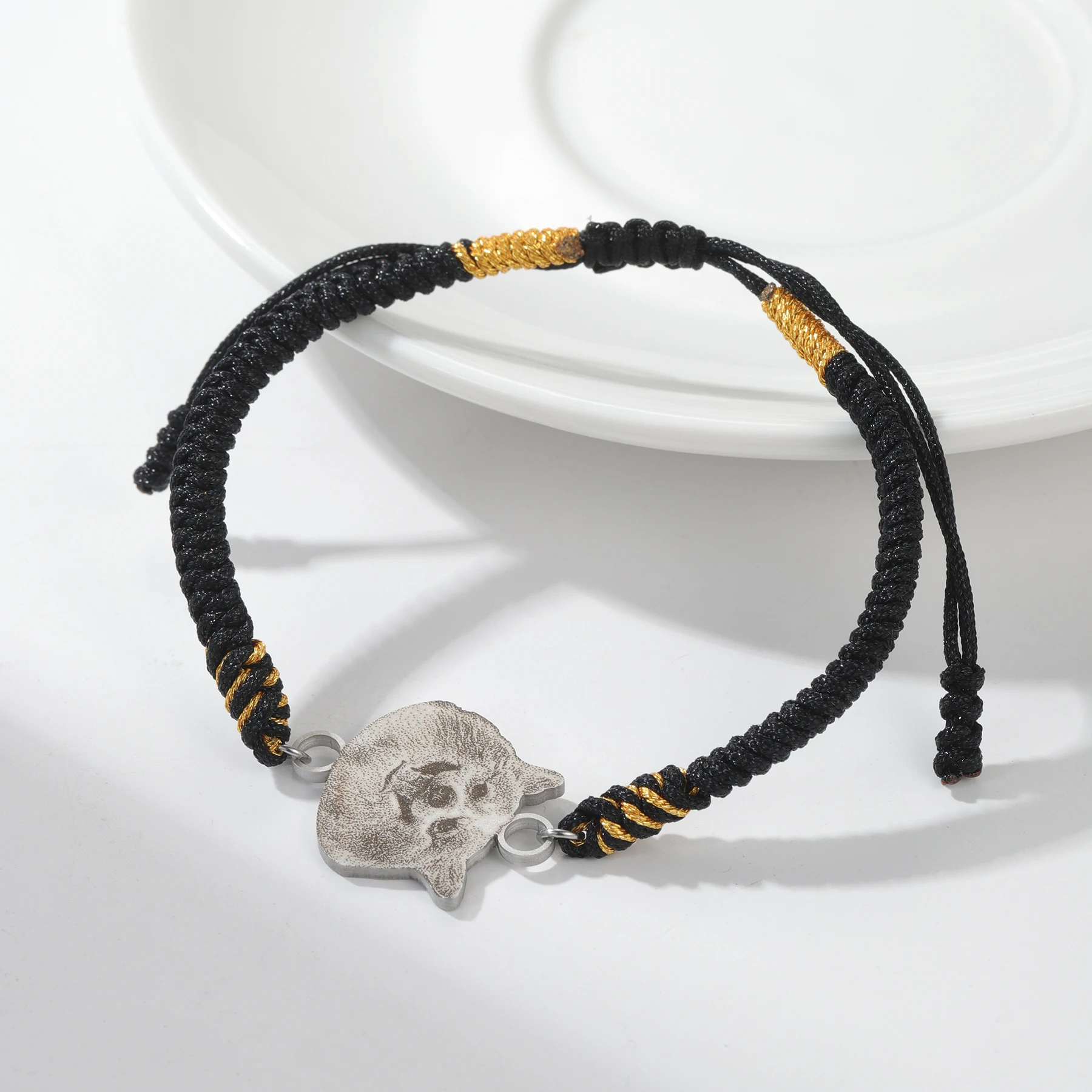 Personalisiertes Haustier-Porträt-Armband mit Hundefoto aus Edelstahl, Verstellbares Armband für Tierbesitzer und -liebhaber, Geschenk-Schmuck für Frauen – Detail 2
