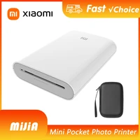 Xiaomi-impresora AR portátil de 300dpi, Mini impresora de bolsillo con compartir imágenes de 500mAh, funciona con la aplicación Mihome