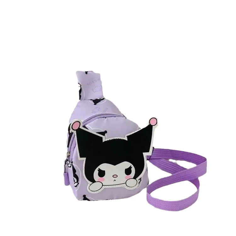 Sanrio Simple Casual Children\'s Crossbody Bag Male Backpack Fashion Type Symatic Small chest bag cute baby Korean waist bag