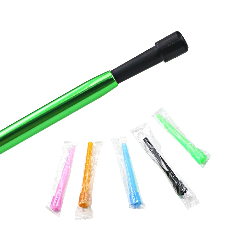 92mm length plastic mouthpiece mouth tips mixed colors 100pcs/opp bag shisha accessories