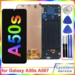 6.4'' A50s Screen for Samsung Galaxy A50s Display A507F A507FN A5070 A507F/DS Touch Digitizer  Replacement for Samsung A50s LCD