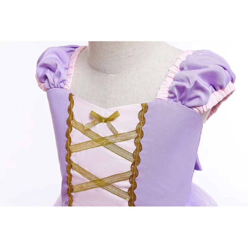 فستان رابونزيل للفتيات في مهرجان كرنفال ملابس فيلم سنو وايت كوسبلاي الأميرة زي الأطفال فساتين حفلات أعياد الميلاد