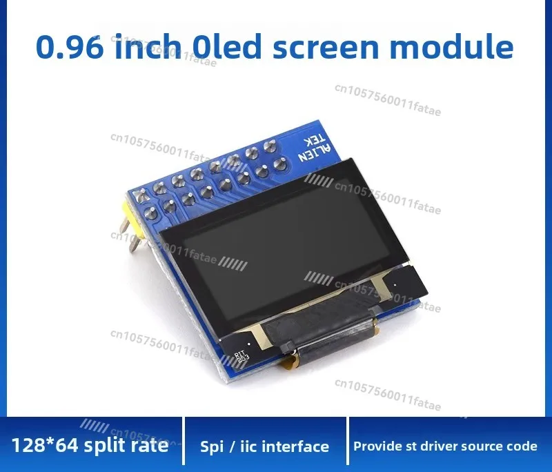 0.96 Inch Module Display Screen Pure Blue/blue and Yellow Two-color 12864 STM32 Driver Data