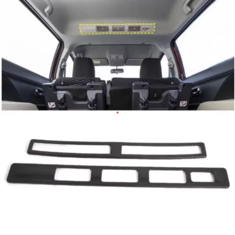 For Toyota Rush 2019- 2023 Interior Door Handle Cover Trim Sticker Accessories Carbon Fiber Car Styling