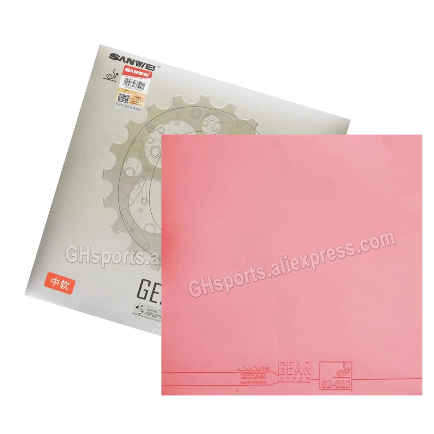 

New SANWEI GEAR HYPER Nano Penetration Table Tennis Rubber Ping Pong Sponge