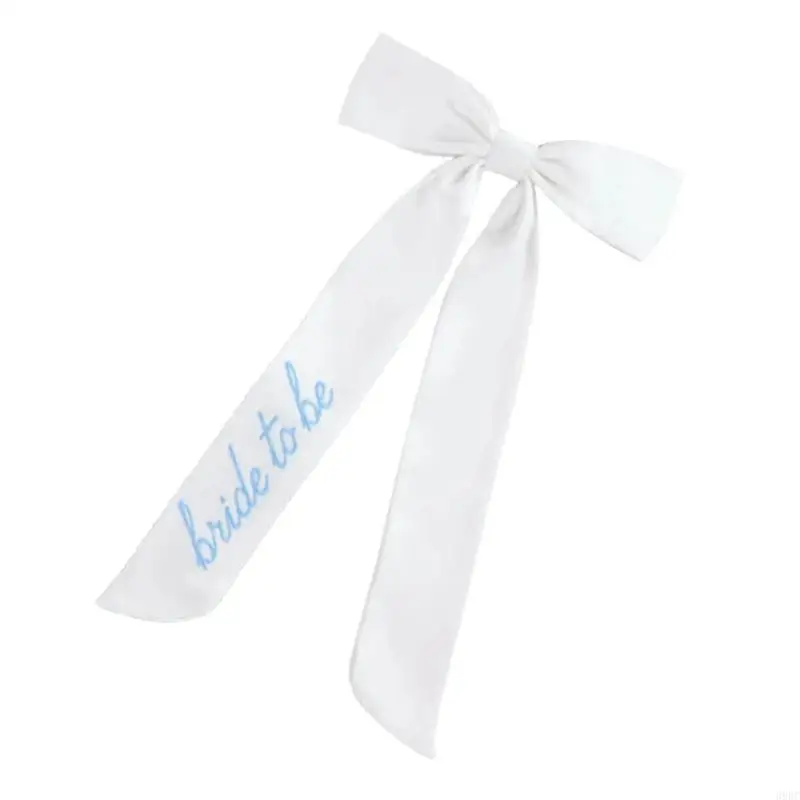 

39BC 1PC Comfortable Hair Clip with Bows Decoration Hair Accesories For Bridal Shower