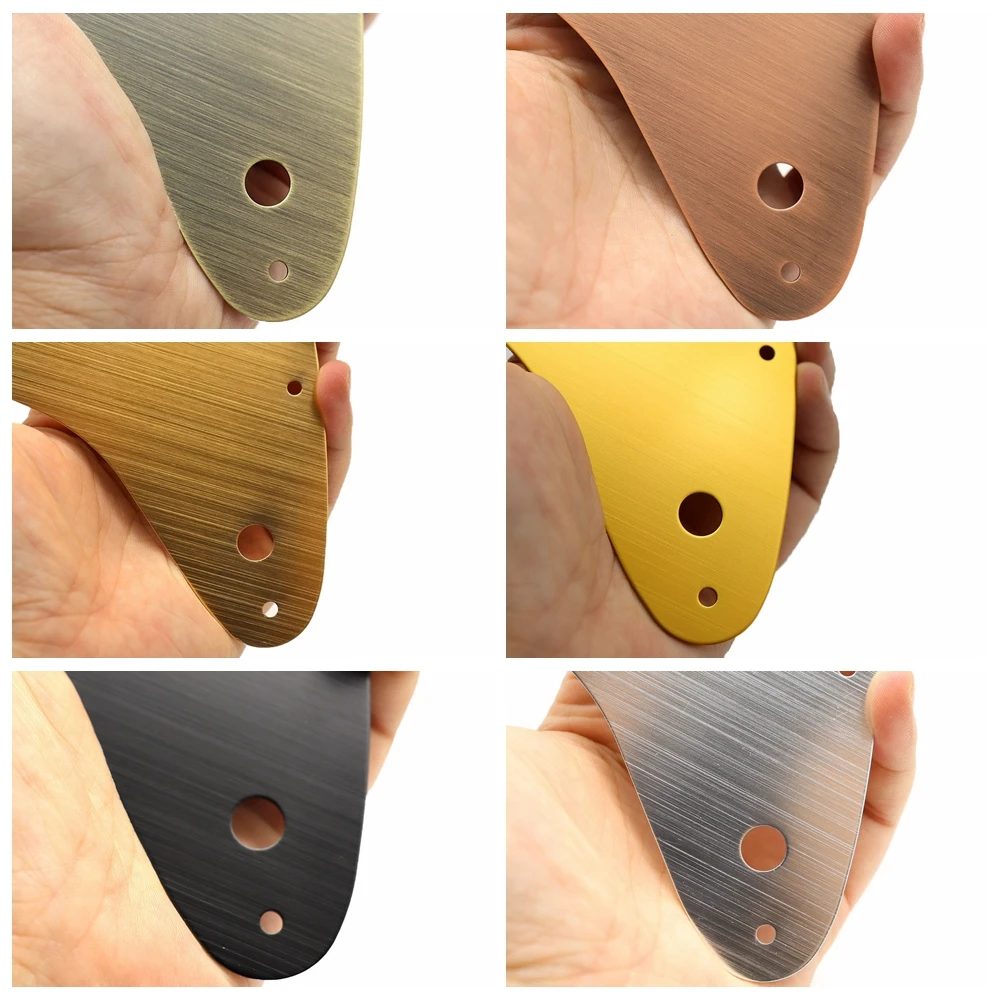 1Pcs Guitar Pickguard 11 Holes HH Metal Guitar Pickguard Scratch Plate For LP Style Guitar