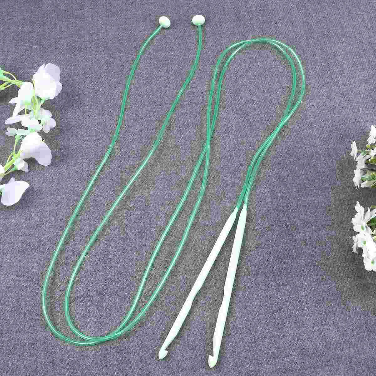 

12PCS Plastic Afghan Tunisian Carpet Crochet Hooks Set 3.5MM 12.0MM Multi Size Yarn Weaving Professional for Handicrafts