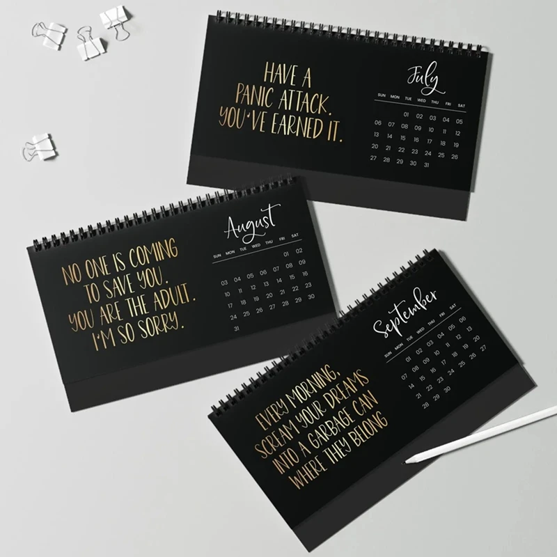 A76F-2025 Satirical Calendar A Daily Dose Of Humor To Make Life No Longer School Calendar For Home Calendar