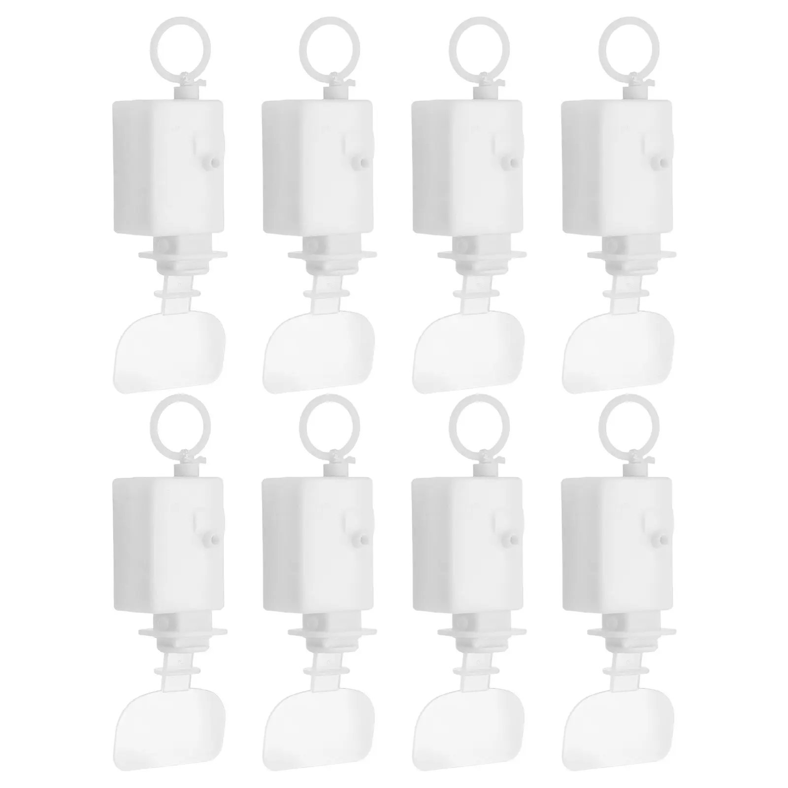 

8Pcs Pull String Plastic Vibration Motor White Mini DIY Movement Supply for Craft Projects Clay Figure Mechanism Interactive Pet