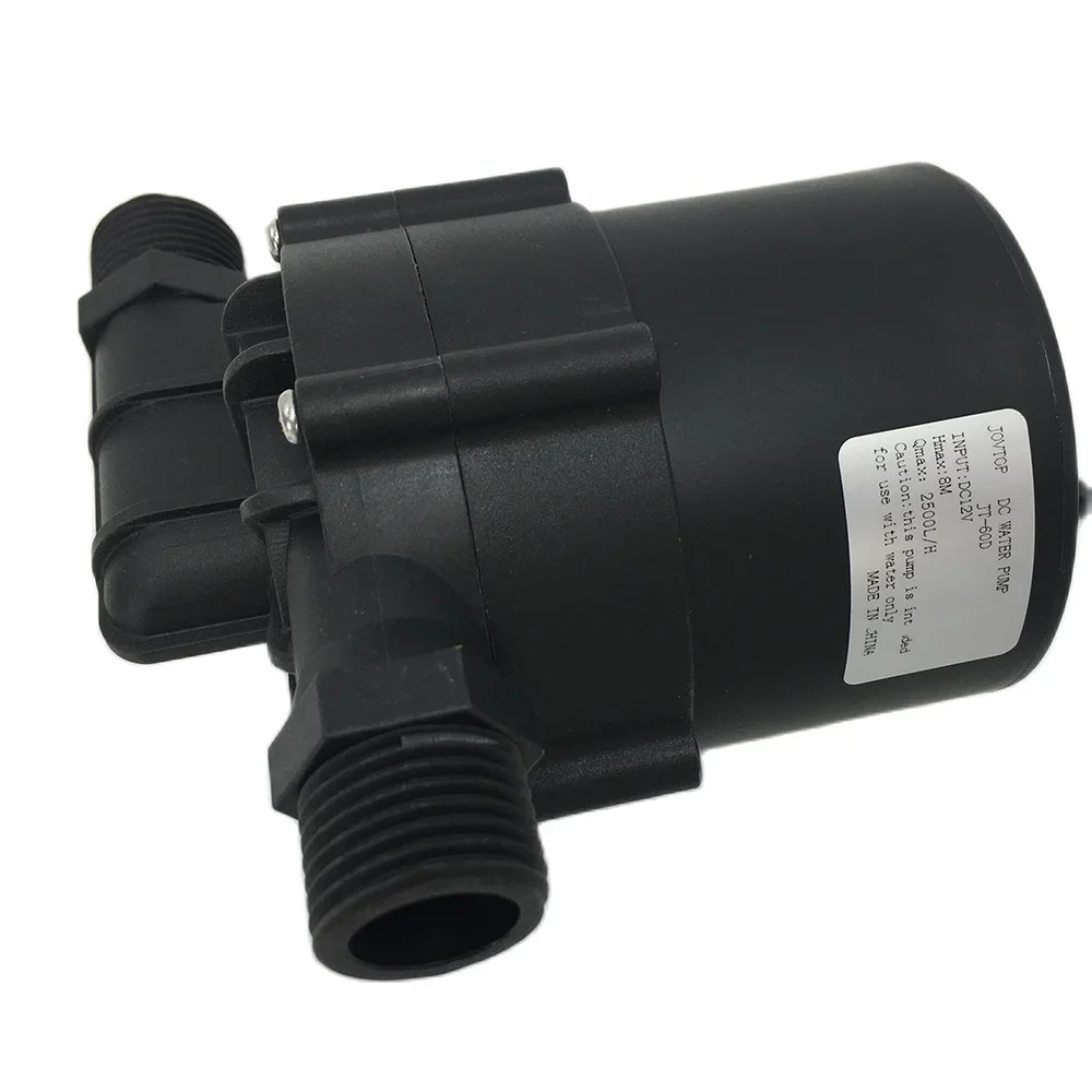 JT-60D Brushless DC Water Pump 12V 24V Lift 10M Max 2500~3500L/H Pump Circulating Water