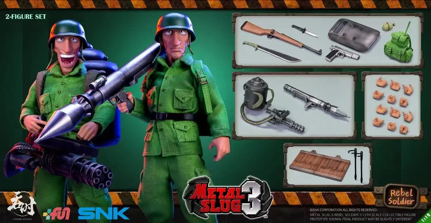 

TUNSHI Swallowing Studio "Alloy Stroke Series" Ralph/Clark 1/12 Action Doll