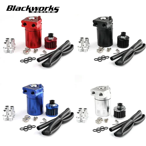 Res depósito de captura de aceite Universal, tanque de lata + Kit de filtro, cilindro de aluminio OCC-1020A