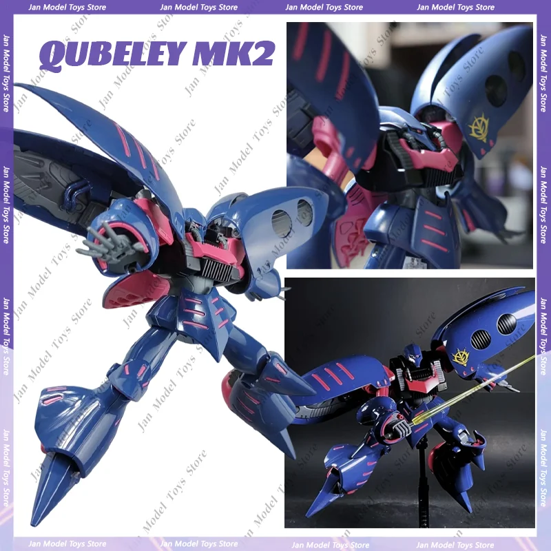 Novo jms hg 1/144 qubeley mk2 kit de modelo de montagem AMX-004-2 elpeo ple revive figuras de ação robô modelo de plástico kit brinquedo personalizado